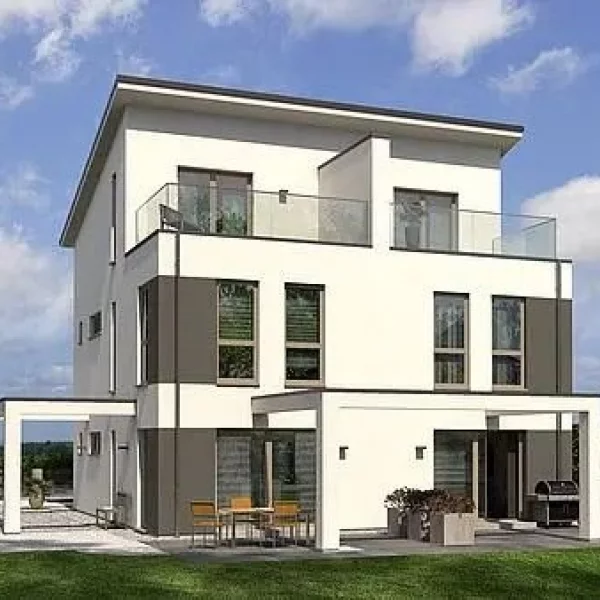 Haus mit 2 Haushälften über 3 Etagen ! Je Familie/Haushälfte 477.000,-EUR mit halben Grundstück !