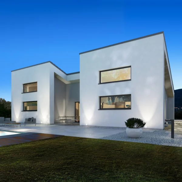 Bungalow im modernen Design mit besten Wohnkomfort auf einer Ebene ! Mit Grundstück !