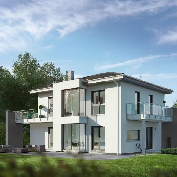 Ihr Haus mit viel Platz, maximalen Wohnkomfort gepaart mit exklusiven Design ! Mit Grundstück !*