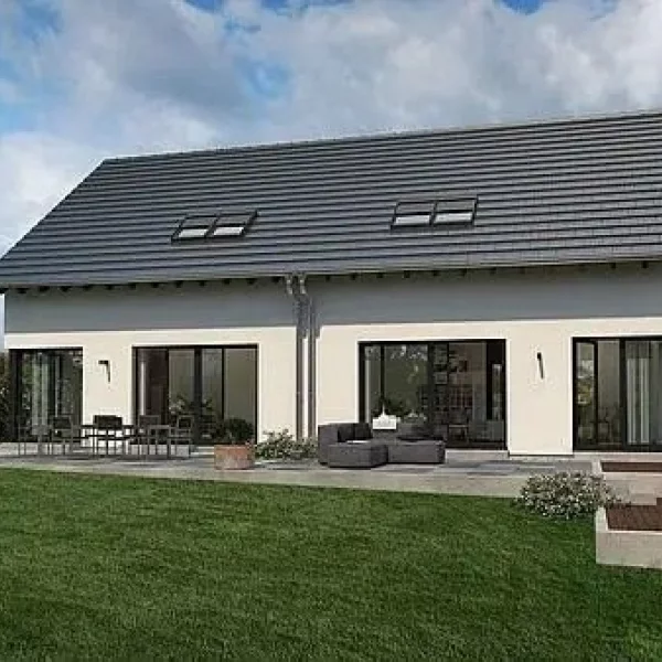 Mit Grundstück Nähe Michendorf ! Haus mit 2 Haushälften/je Familie 398.800,-EUR je Haushälfte/Grundstücksanteil !