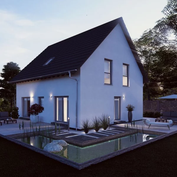 Große Familie oder gute Freunde. Bauen Sie zusammen und teilen sich die Kosten! Preis pro Doppelhaushälfte inkl. Grundstück!