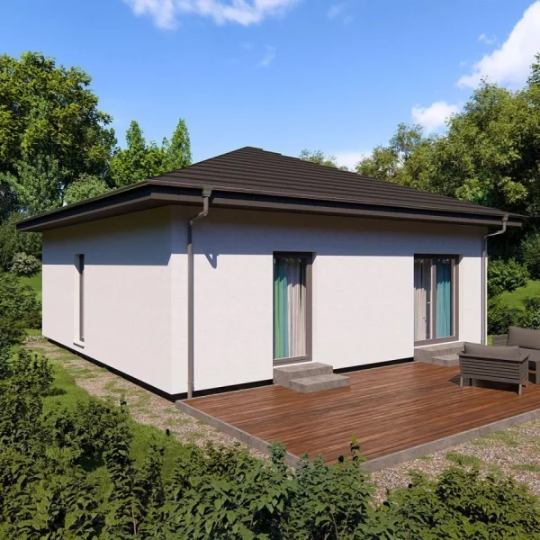 Ein Ebene, klare Wege - Tiny Single Bungalow