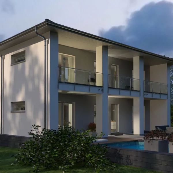 Oben liegen die privaten Räume bewusst nebeneinander*