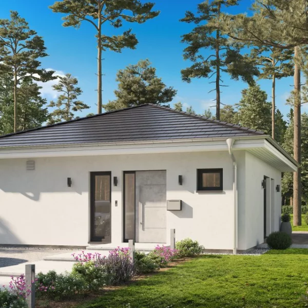 Kleiner Raum mit besten Wohnkomfort auf einer Ebene ! Mit einem Grundstück berechnet!