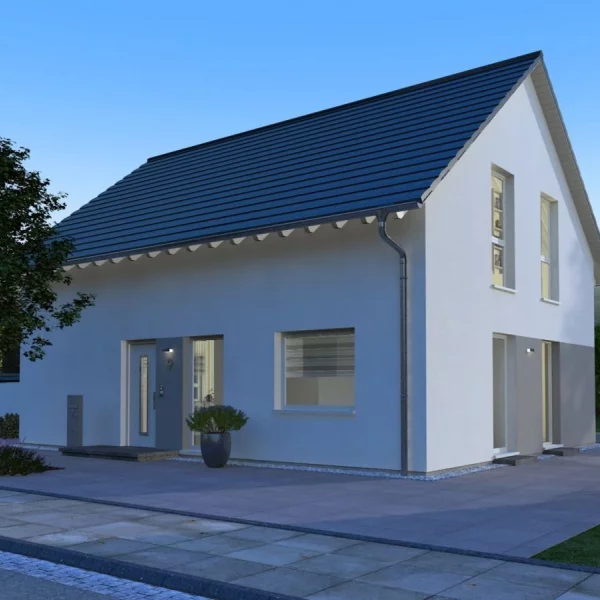 Man tritt ein und steht in der Diele