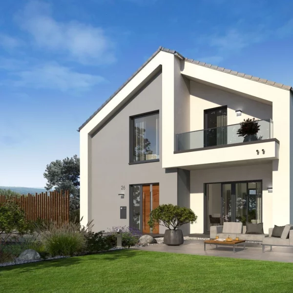 EXKLUSIVES DESIGNHAUS IN BEGEHRTER HANGLAGE MIT FERNSICHT