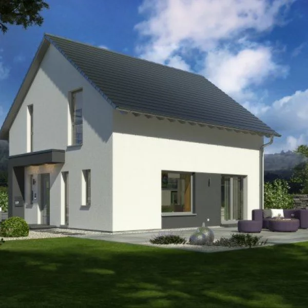 Wunderschönes neues Haus mit einem Grundstück in alteingesessener Einfamilienhaussiedlung !