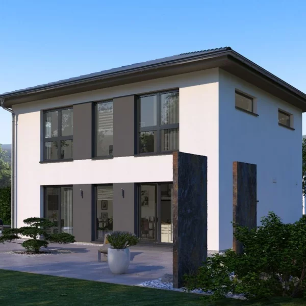 MODERNES WOHNHAUS MIT ELEGANTEM WALMDACH*****************************