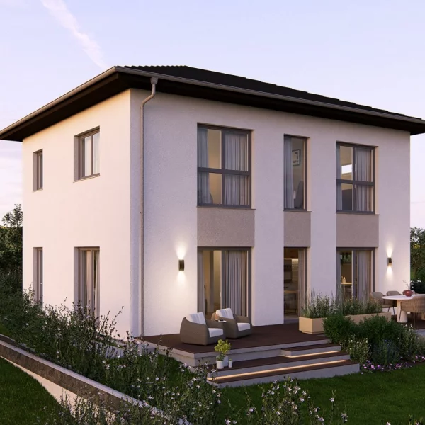MODERNES WOHNHAUS MIT ELEGANTEM WALMDACH*********