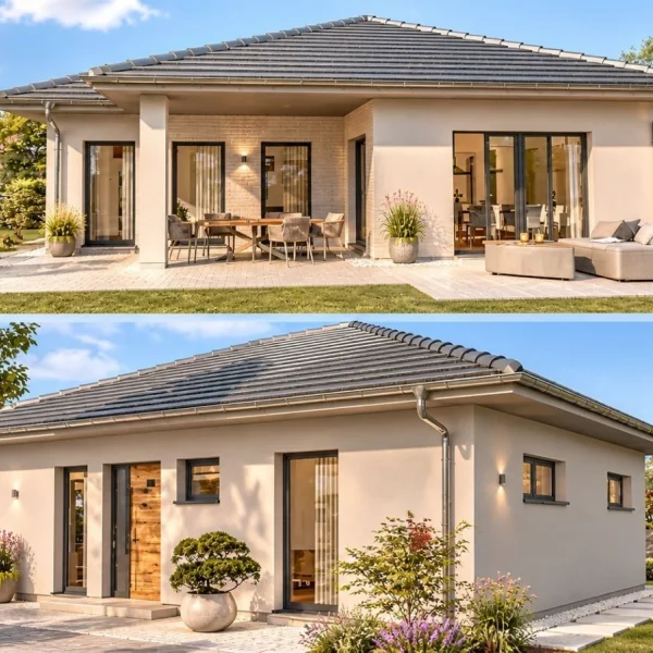 Klein aber fein - Bungalow mit überdachter Terrasse - OKAL !!