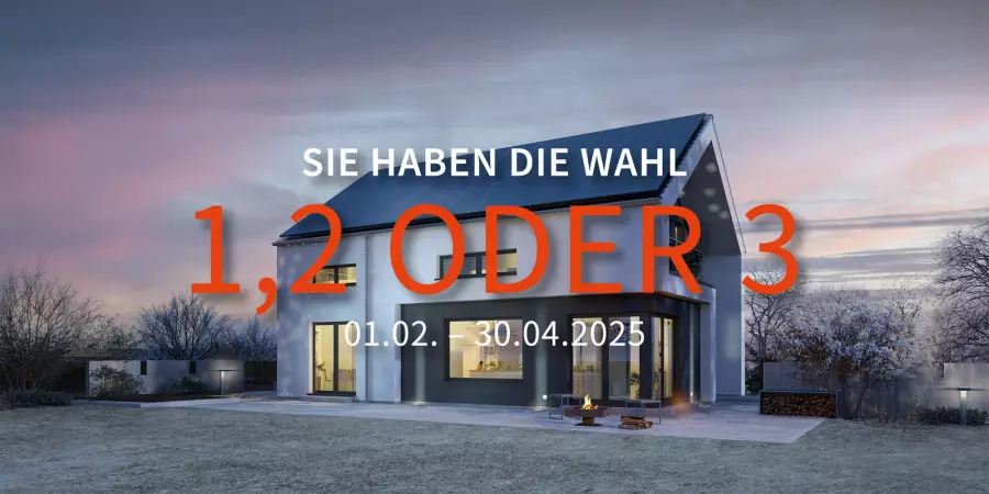 1, 2, oder 3 OKAL Haus Aktion